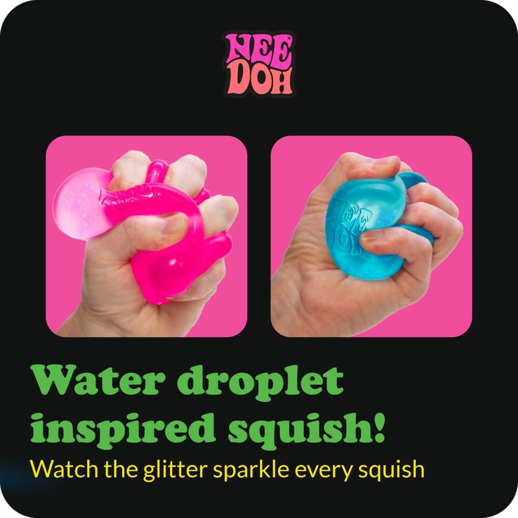 Needoh Splash NeeDoh Dream Drop — The Ultimate Glitter Squish Toy